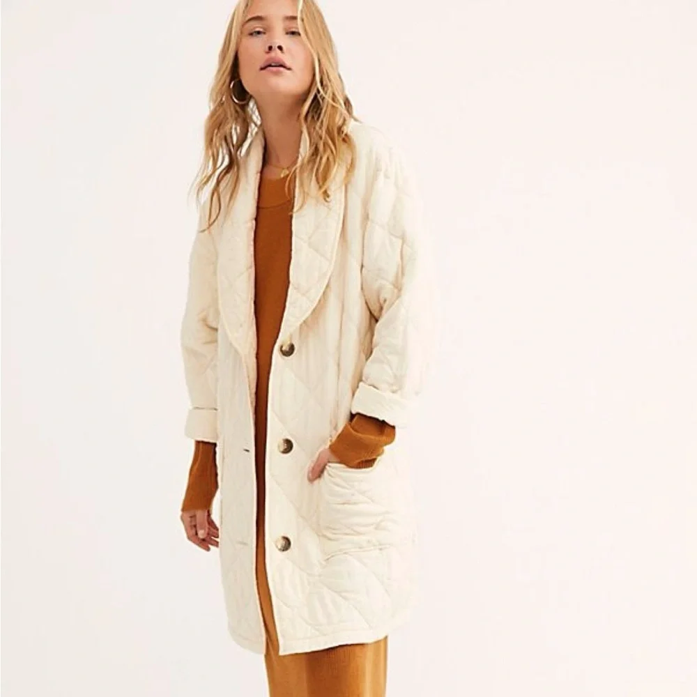 FREE PEOPLE HAPPY DAY DREAMER‎ Quilted Jacket